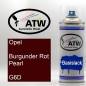 Preview: Opel, Burgunder Rot Pearl, G6D: 400ml Sprühdose, von ATW Autoteile West.